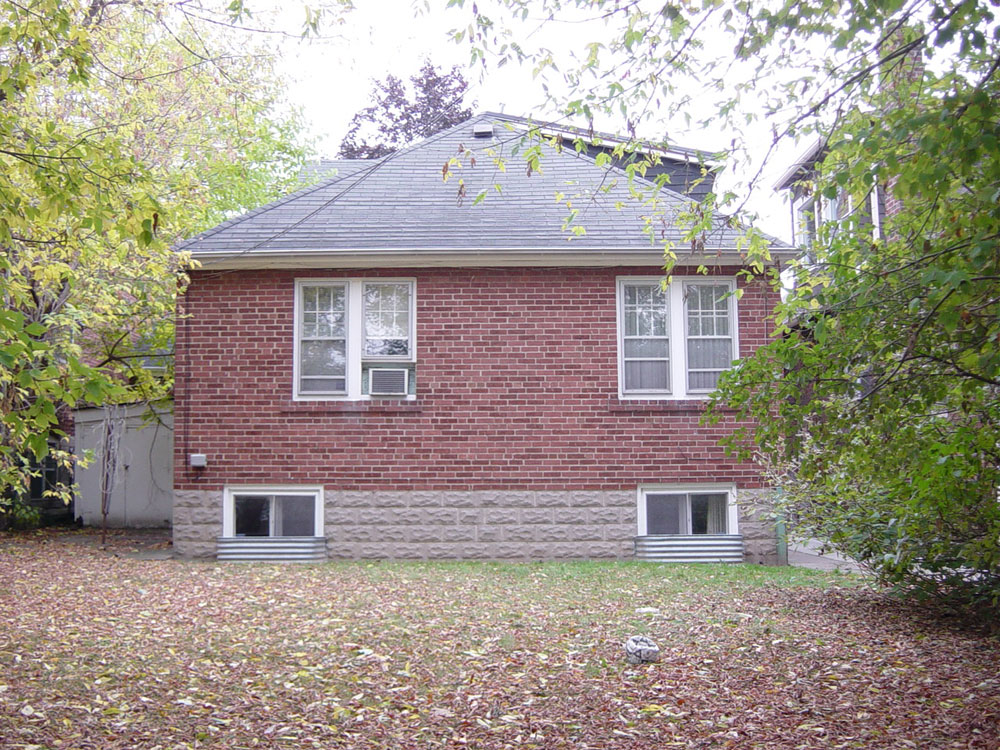 Ava - Exterior Rear of House, Before