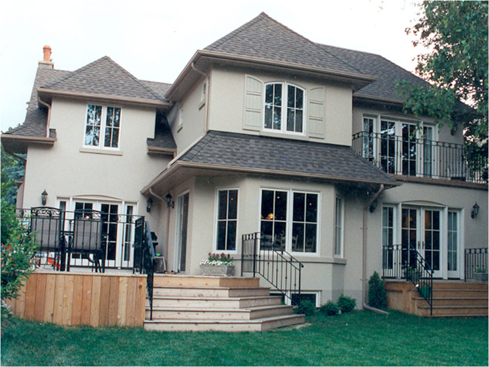 Blythedale - Exterior Back of House, After